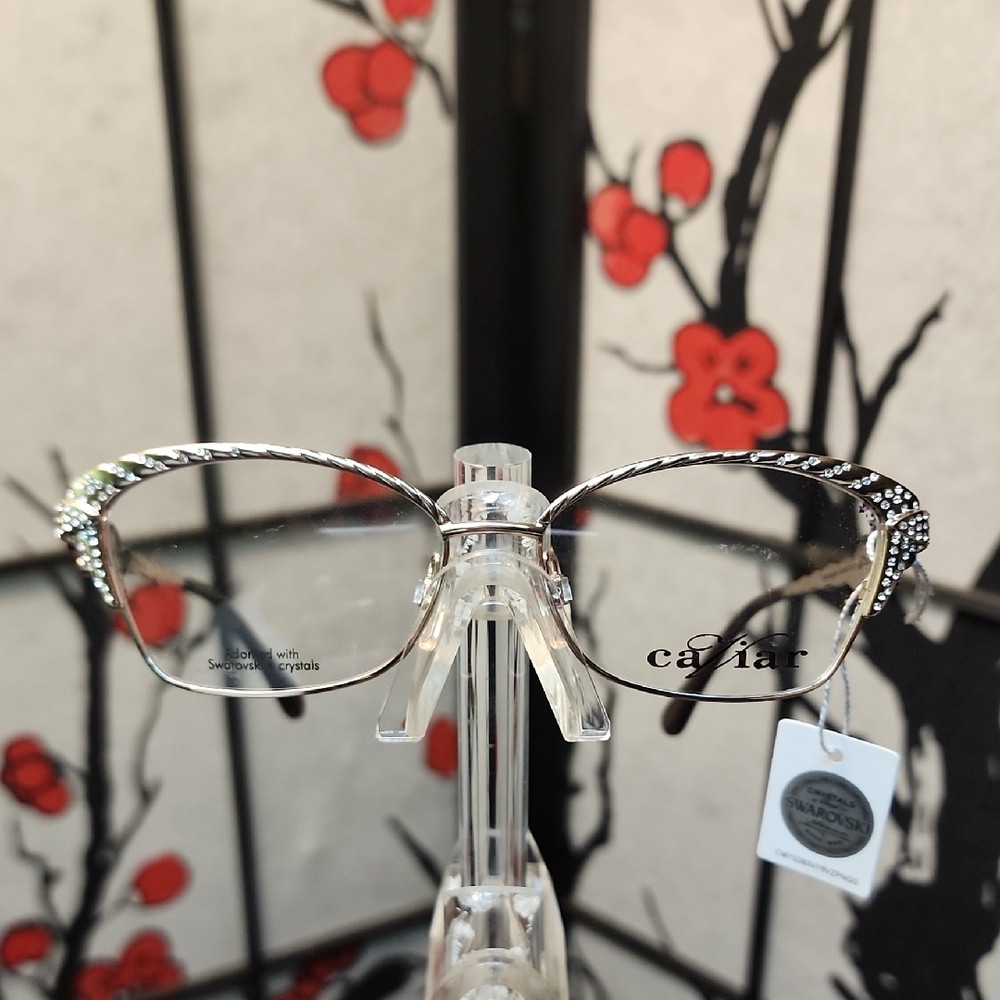 Swarovski Champagne and Black Eyewear